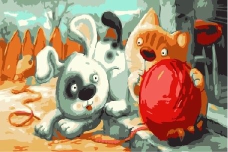 Картины по номерам из мультфильмов